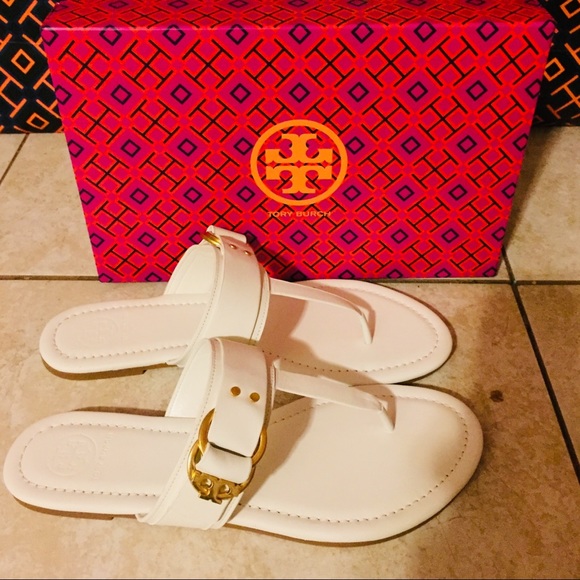 Tory Burch Shoes - NIB Tory Burch Marsden Flat Thong Sandal Leather